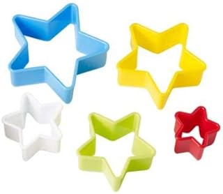 5 Star Shaped Cookie Cutters Set