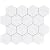 New Upgrade Premium Hexagon Peel and Stick Tile Backsplash, White Waterproof Stick on Backsplash, Self-Adhesive Marble Tiles for Kitchen,Bathroom and Bedroom?10-Sheet.
