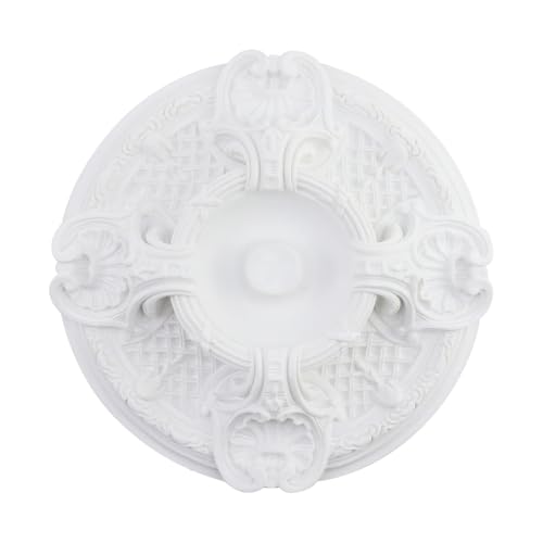 Image of Semetall Ceiling Medallion 11-7 /8 inch OD x 1-7 /8 inch P White