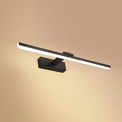 Luminaire miroir LED 80 cm design effet chromé brillant 18W