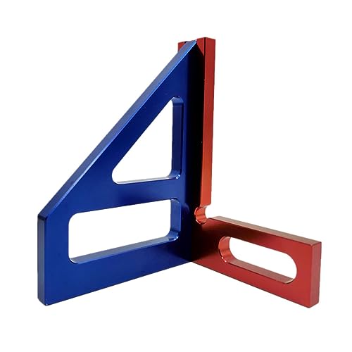 Regla triangular pequeña para proyectos domésticos de carpintería y dibujo técnico sobre madera 3