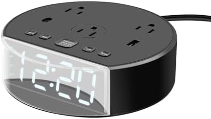 Amazon.com: SHARP Digital Clock with Alarm and Dual USB FastCharge ...