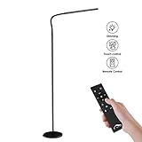 base de bronce para lampara de pie ✔【Control Táctil y Remoto】: Modos de operación dual para mayor velocidad y comodidad que cuentan con un control táctil de alta sensibilidad y un control remoto para ajustar el brillo y el color, varias selecciones. La lámpara de la sala de estar ofrece 5 configuraciones de brillo y 4 temperaturas de color de hasta 1200 lúmenes.