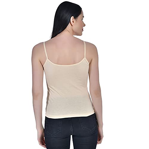 Image of Women's Regular Fit Cotton Camisole Slip Spaghetti Combo Pack of 1
