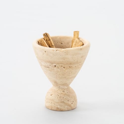 Dimdraw WW-O04-010101 Wild Works Vintage Travertine Cave Stone Incense Mid-Ancient Minority Abstract Geometric Ornament Home Decor Indoor cover