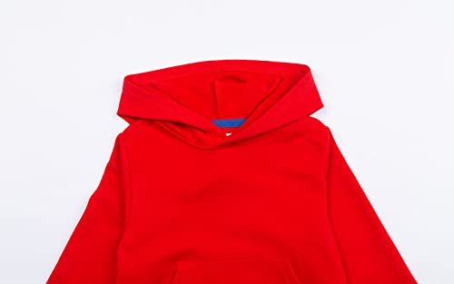 Mud Kingdom Little Boys Girls Sweatshirt Plain Crew Neck Pullover Rib Knitting Casual Spring Autumn3