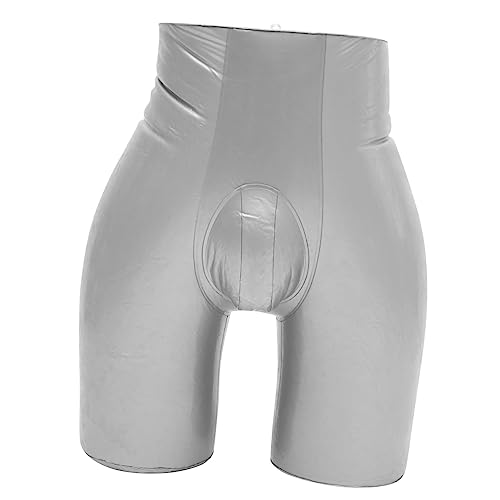 Mobestech Clothing Display Model Mannequin Half Body Model Mannequin Male Torso Dress Mannequin with Arms Mens Dress Clothes Mens Short Pants Display Prop Fashion Men\'s PVC
