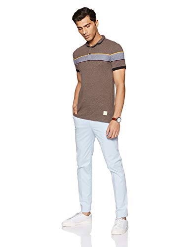 Image of United Colors of Benetton Men's Striped Regular Fit Polo
