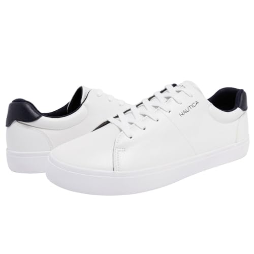 Image of Nautica Men's Casual Shoe, Classic Lace-Up Low Top Loafer, Fashion Sneaker - in Medium & Wide Width Sizes