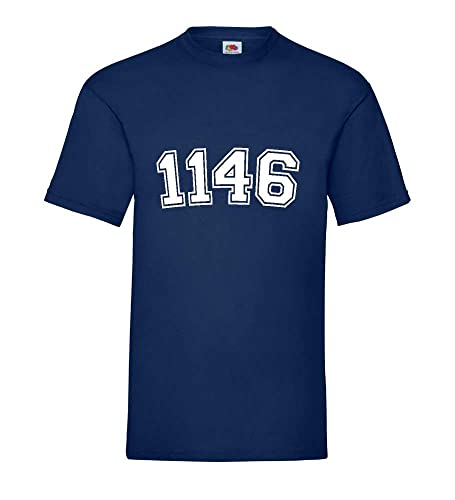 T-shirt homme bleu marine en grande taille XXXL pour un confort au quotidien