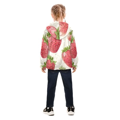 GuoChe Summer Fresh Strawberries Sherpa Coat4