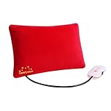 ComfyMax Electric heated pillow, EHPDM02, soft and comfortable, heats fast and even, perfect for cramps, muscle pain, relieving discomfort. Overheat protection, graphene fabric,12.5'x8.5' compact size