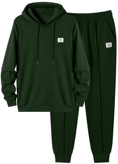 JMIERR Men's Tracksuit & Joggers 2 Piece Outfits Sweatpants Sweatsuit Set Sweatshirt Hoodies