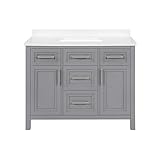 OVE Decors Laney 42 in. Single Sink Bathroom Vanity in American Grey