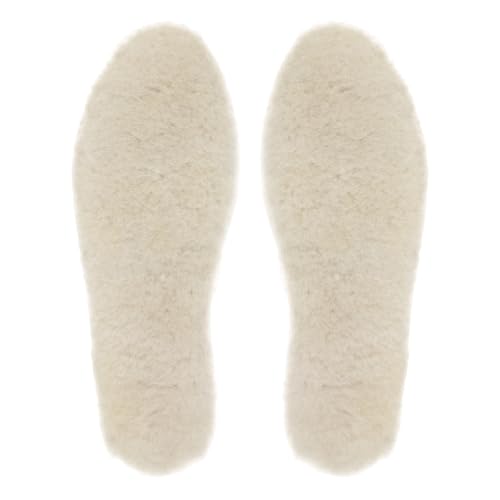 riemot Women&rsquo;s Sheepskin Wool Insoles, 100% Australian Wool Fleece Upper, 15mm Thick Warm Winter...