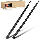 A-Premium 2PCS Front or Rear Window Molding Trim Weather Stripping Kit Compatible with Jeep TJ Series Wrangler 1997-2005