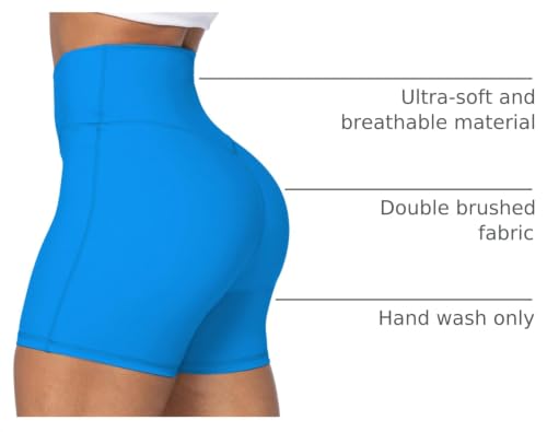 Image of Sunzel Crossover Biker Shorts for Women, No Front Seam V High Waist Yoga Workout Gym Shorts with Tummy Control | 4 Or 6-Inch Inseam, High Waisted, Tummy Control, Crossover Waist, Buttery Soft, No Front Seam, Squat Proof, Compression