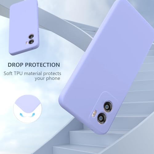 Image of DIZORO Microfiber Candy Back Cover Case for Redmi 15a Soft Silicone Rubberized Back Cover Case with Camera Protection - Purple