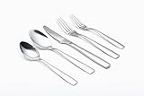David Burke 20-Piece Stainless Steel Facade Flatware Set - Service for 4