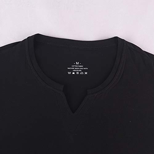 JEEING GEAR Men Long Sleeve Athletic Shirts Slim Fit Cotton V Neck2