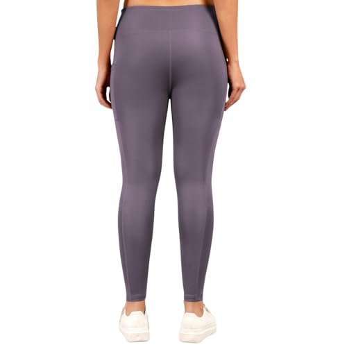 Image of NEVER LOSE Thick High Waist Yoga Pants with Pockets, Tummy Control Workout Running Yoga Leggings for Women