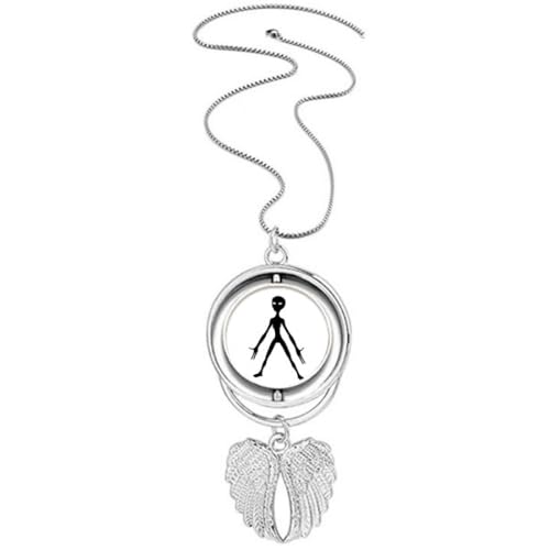 Collier ailes d'ange et monstre extraterrestre, le cadeau original pour Noël