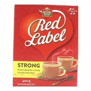 Brooke Bond Red Label Strong Tea, Loose Black Tea- 400gms
