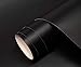 Vinilo Adhesivo Mate Negro 1 ud 60x300 cm Para Muebles Cocina Paredes Ventanas Manualidades Papel Adhesivo Decorativo (NEGRO, 60x300 cm)