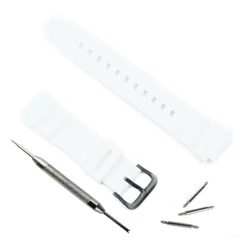 [X] XgbvYX|[chXgbvvANZT[sobNJVI AE-1200WH 1300WH W-216H F-108WH SGW500 oh(White black buckle)