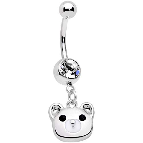 Body Candy 14G 316L Stainless Steel Navel Ring Piercing Clear ...