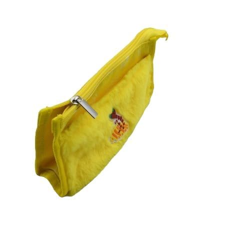 Image of LOTA 7046 Smart Design Solid Colour Double Pocket Large Capacity with Zipper, Reusable Multipurpose Washable Pouch Pen Pencil Stationary Cosmetic Case for Travel, Boys & Girls (2 Pocket)