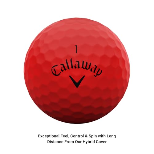Callaway Golf Supersoft Golf Balls (2023, Red)