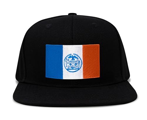 Image of International Tie City Hat for Men and Women, Adjustable Snapback Trucker Baseball Cap with Embroidered Patch