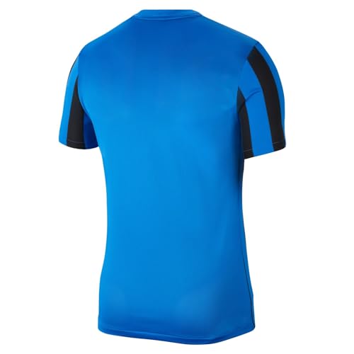NIKE Dri-FIT Division IV Jersey De Manga Corta, Hombre, Azul Real/Negro/Blanco, S