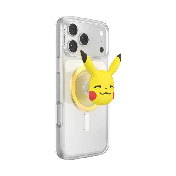 Image of PopSockets Phone Grip for MagSafe, Magnetic Holder- Pikachu