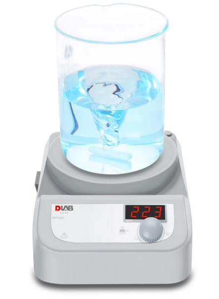 DLAB 8030284200 LED Digital Magnetic Stirrer, Plastic Plate