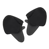 [GLEAVI] 2個 モーターサイクル用ヘルメットイヤーパッド 風雨防止 耐久製フルカバレッジ 耳保護パッド ユニバーサルフィット 快適 スリッシ