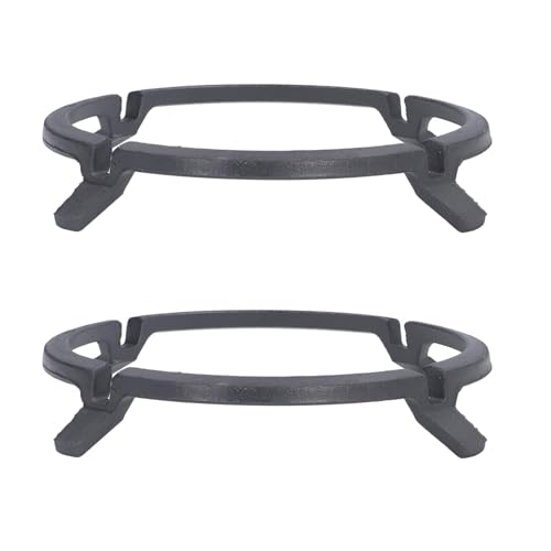 2Pcs Gas Cooker Rack Wok Rings, Stove Rack Holder Universal Cooker Stand Rack Gas Stove Rack Stove Support Rack Cooker Support Holder Cast Iron Wok