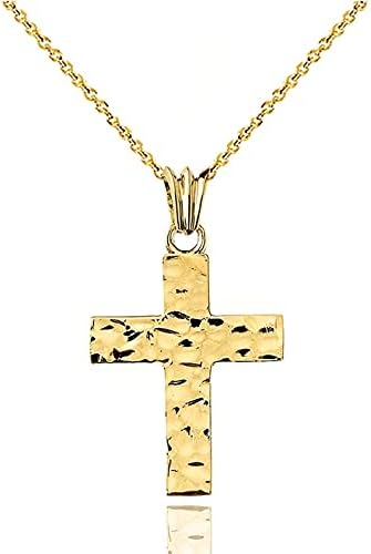 Amazon.com: HAMMERED SOLID CROSS IN 