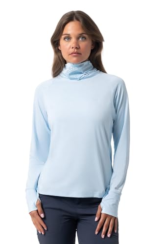 Coolibar UPF 50+ Women's Vented Paros Fishing Tee, White, X-Small, Solid - Sun Protective