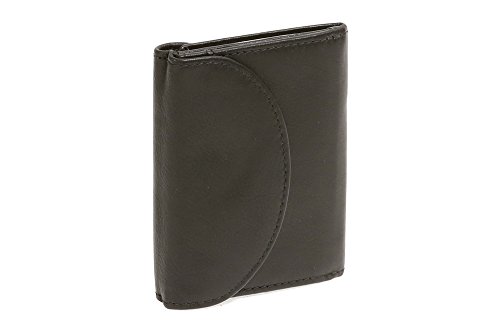 Preisvergleich Produktbild LEAS Minibörse Echt-Leder, schwarz Mini-Edition