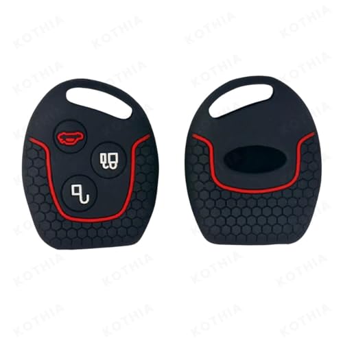 Image of Silicone Car Key Cover Fit for Ford Fiesta | Figo | Fusion