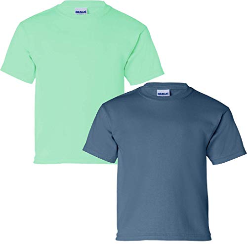 Gildan t-shirt jeunesse ultra coton 2 pack menthe indigo