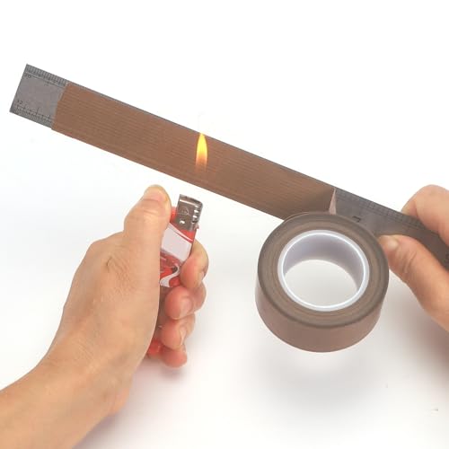 Image of 1 Inch x 33 Feet Low Friction Tape, Cutain Glide Tape, Slides for Drawer, Stuck to the Wood and Makes the Drawers Slide effortlessly and Quietly,Brown
