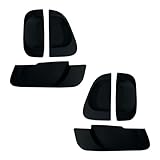 [自動車整備士監修] CRAFT WORKS（クラフトワークス） [傷 汚れ防止] ハイエース 200系 ドアノブ プロテクター 1型 2型 3型 4型 5型 6型 7型 8型 ドアハンドルカバー ドアノブカバー ドアプロテクター 防水 専用 シリコン 標準 ワイド ブラック