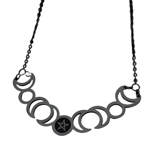 Collier Sceau de Lilith en argent, cadeau de sorcellerie mystique pour elle