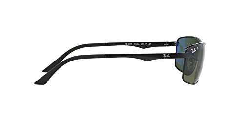 Image of Ray-Ban mens Rb3498 Rectangular Sunglasses