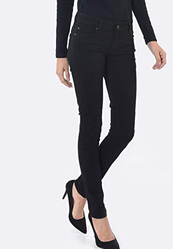 Kaporal - Jean Slim Noir Femme, Effet Push-up - Lockk - 34 - Noir