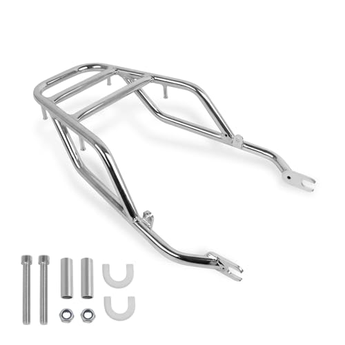 Respaldo y portaequipajes de moto para rutas touring en Kawasaki W800 Cafe