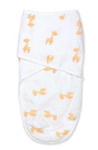 aden by aden + anais easy swaddle, safari friends - giraffe, S/M
